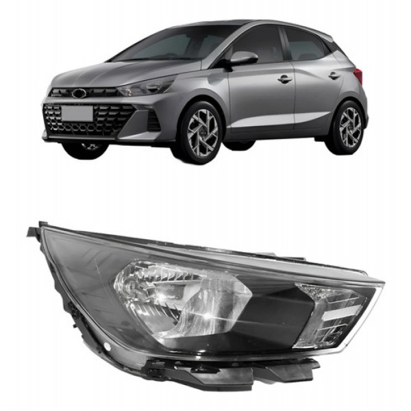 Farol Para Hyundai Hb20 2023 2024 Sem Led