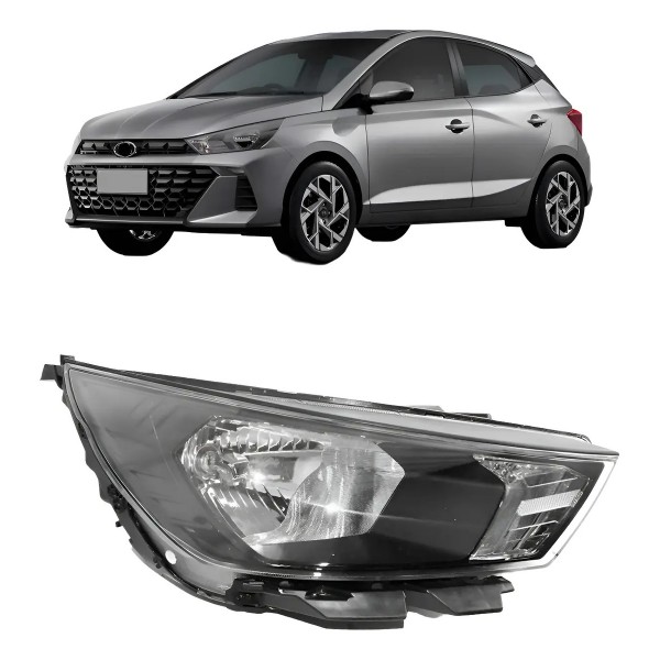 Farol Para Hyundai Hb20 2023 2024 Sem Led