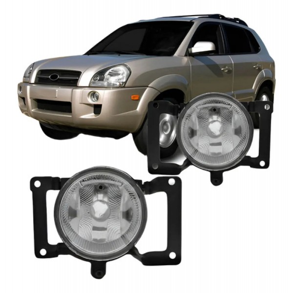 Par Farol Milha Auxiliar Tucson 04/07 08 09 10 11 12 Oferta