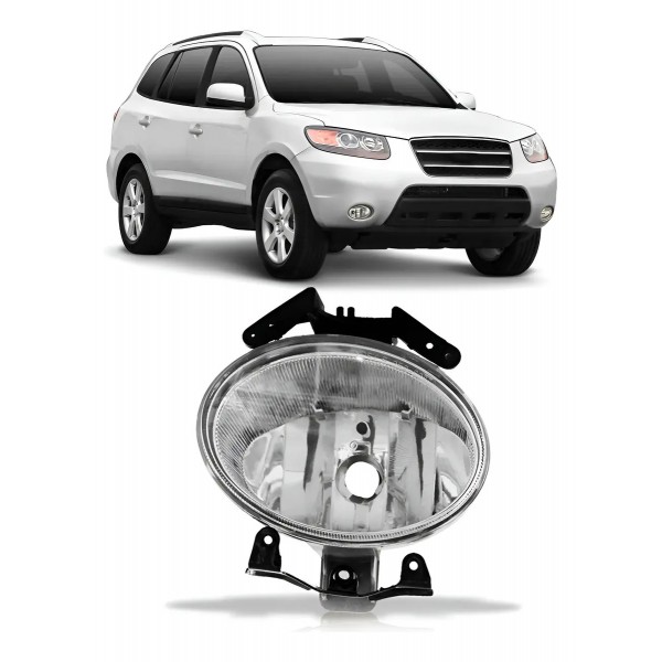 Farol Milha Auxiliar Hyundai Santa Fé 2007 2008 2009 2010