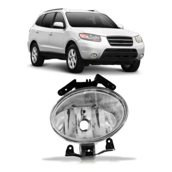 Farol Milha Auxiliar Hyundai Santa Fé 2007 2008 2009 2010