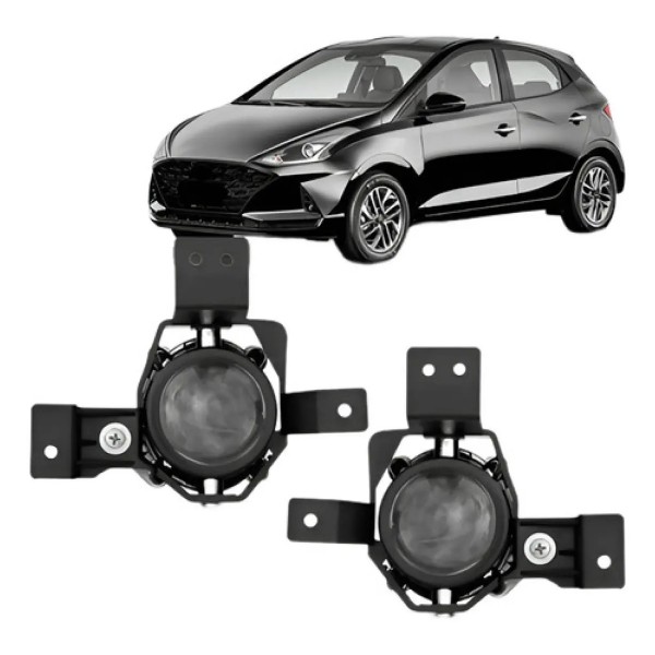 Par Farol Auxiliar Para Hyundai Hb20 2020 2021 2022