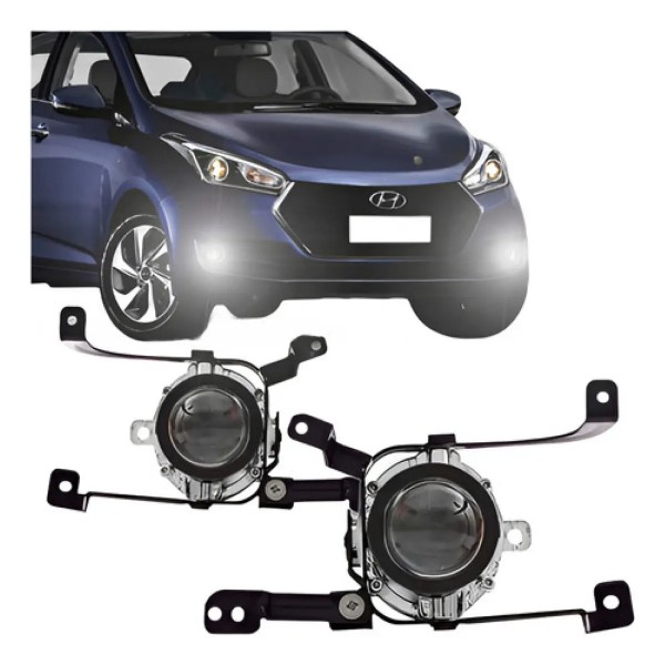 Par Farol Milha Auxiliar Hb20 Hb20s 2016 A 2017