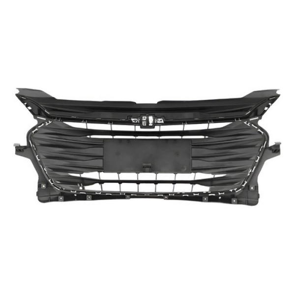 Grade Radiador Onix 2020 A 2022 Com Furo Para Friso - Preto