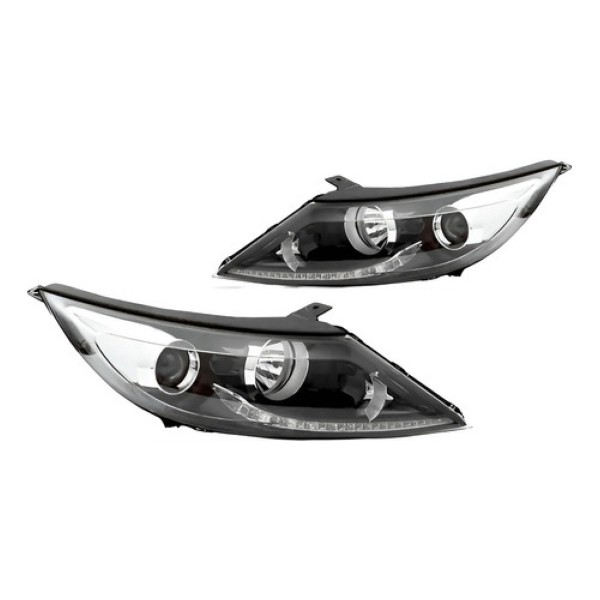 Par Farol Sportage 2011 A 2016 Eletrico Sem Motor Com Led