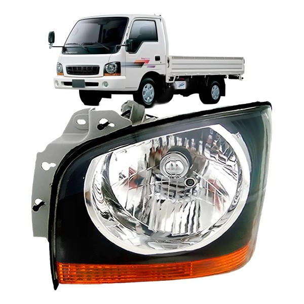 Farol Kia Bongo 2003 2004 2005 2006 Mascara Negra C/garantia