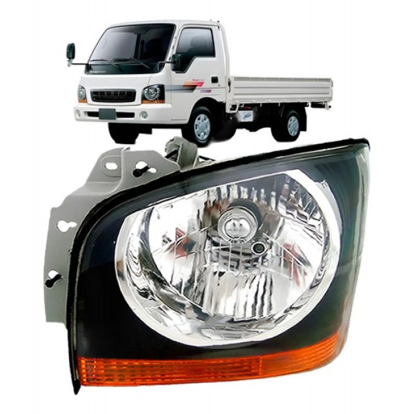 Farol Kia Bongo 2003 2004 2005 2006 Mascara Negra C/garantia