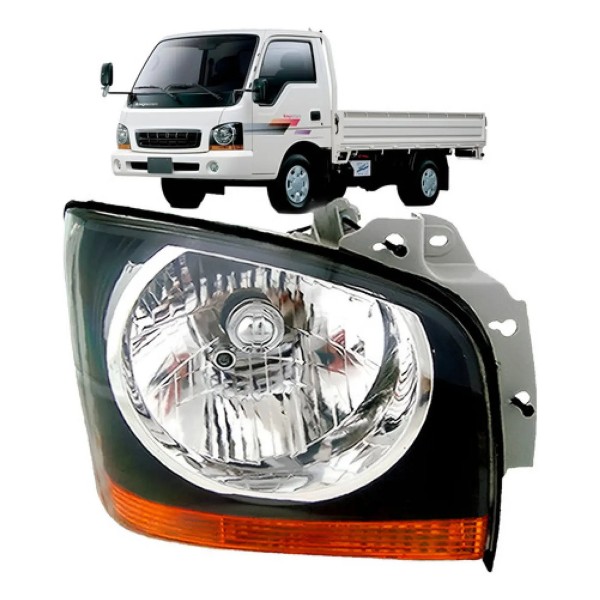 Farol Kia Bongo 2003 2004 2005 2006 Mascara Negra C/garantia