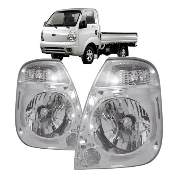 Farol Kia Bongo 2006 2007 2008 2009 2010 2010 Pisca Cristal