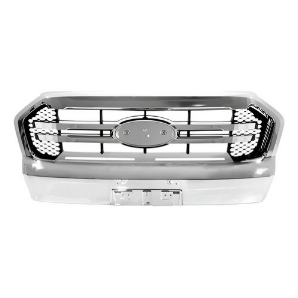 Grade Radiador Ranger 2017 A 2019 Modelo 2020 Cromado Cromado
