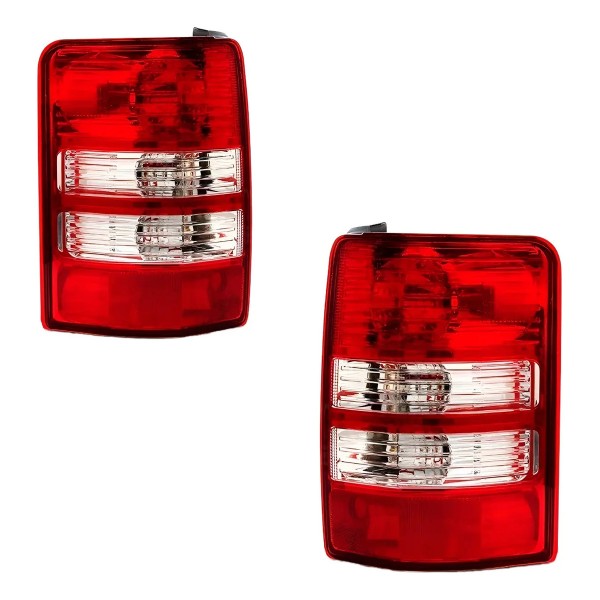 Par Lanterna Traseira Cherokee Sport 2008 A 2012 Vermelho