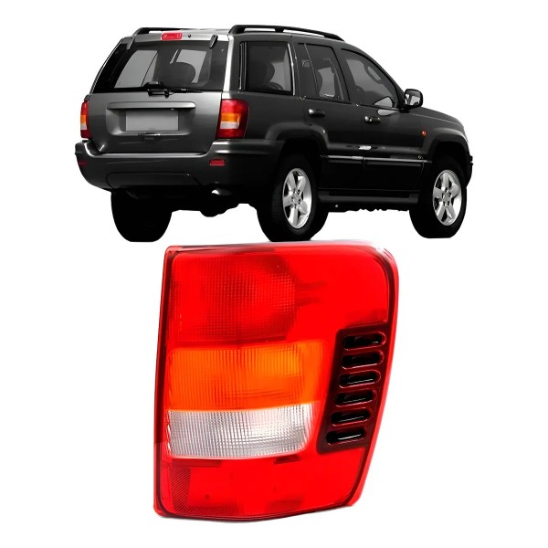 Lanterna Traseira Grand Cherokee 1999 A 2004 Tricolor