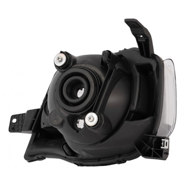 Farol Direito Manual Kwid 2017 A 2022 Mascara Negra C/ Friso Direito/passageiro