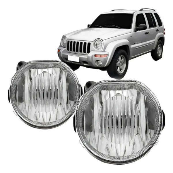 Par Farol Milha Auxiliar Cherokee Sport 2002 A 2003
