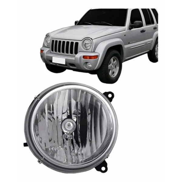 Farol Cherokee Sport 2004 2005 2006 2007 Cromado