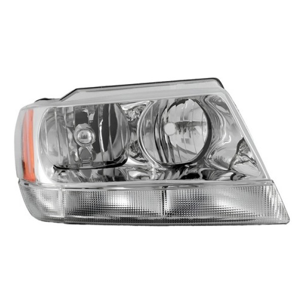 Farol Grand Cherokee 1999 A 2001 Cromado