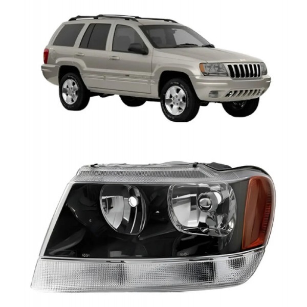 Farol Cherokee / Laredo 1999 A 2001 Fume