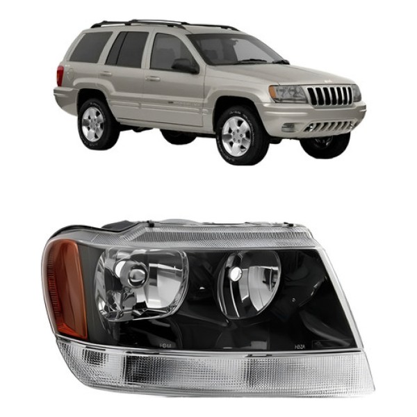 Farol Cherokee / Laredo 1999 A 2001 Fume