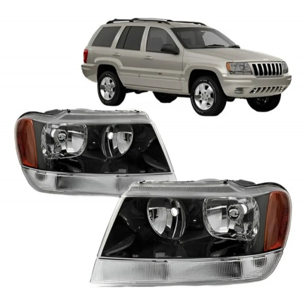 Par Farol Cherokee / Laredo 1999 A 2001 Fume