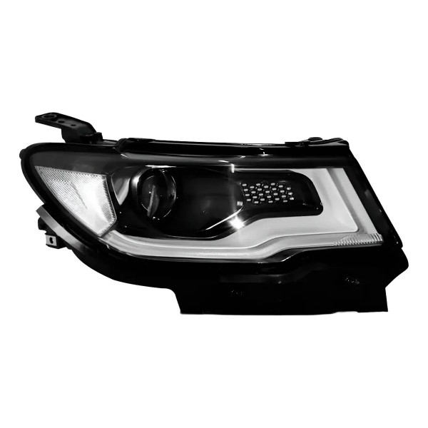 Par Farol Dianteiro Compass 2017 A 2018 Elétrico Led C/motor Ambos Lados