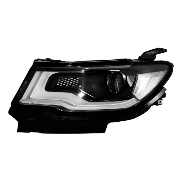 Par Farol Dianteiro Compass 2017 A 2018 Elétrico Led C/moto Ambos Lados