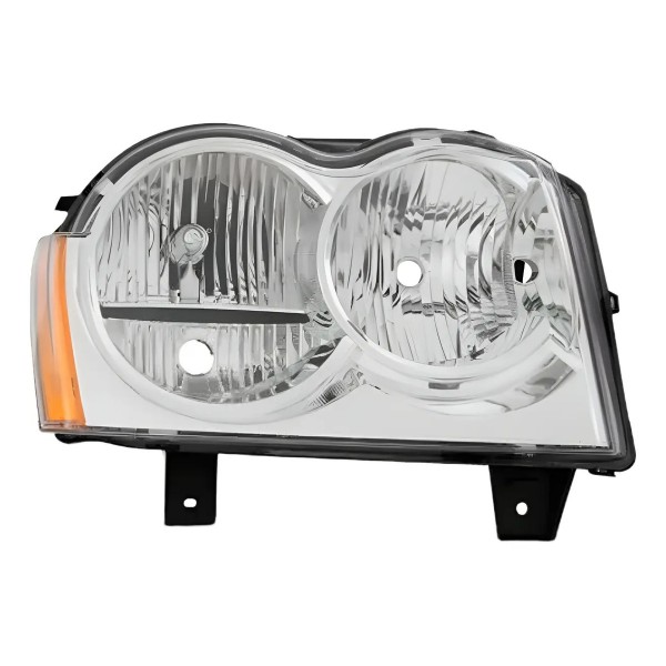 Farol Grand Cherokee 2008 2009 2010 Cromado Tyc