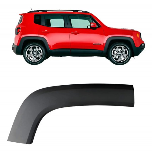 Alargador Aplique Moldura Paralama Jeep Renegade Traseiro Le