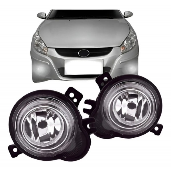 Par Farol Milha Jac J3 2010 2011 2012 2013 Hatch Sedan