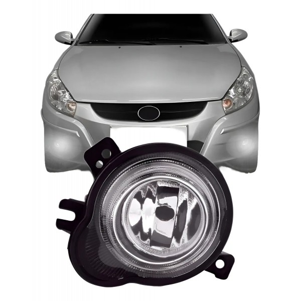 Farol Milha Auxiliar Jac J3 2010 2011 2012 2013 Hatch Sedan