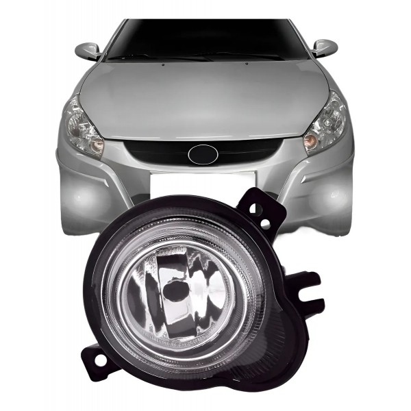 Farol Milha Auxiliar Jac J3 2010 2011 2012 2013 Hatch Sedan