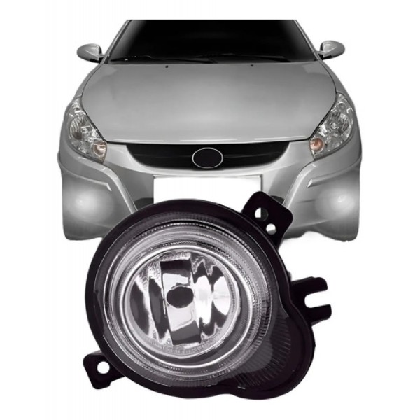 Farol Milha Auxiliar Jac J3 2010 2011 2012 2013 Hatch Sedan