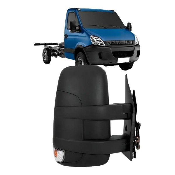 Retrovisor Para Iveco Daily 2008 A 2019 Elétrico C/pisca