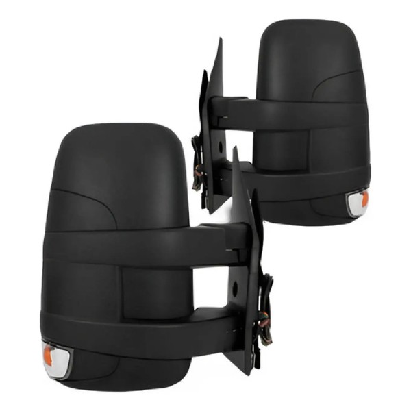 Par Retrovisor Iveco Daily 2008 A 2019 Fixo Curto Com Pisca