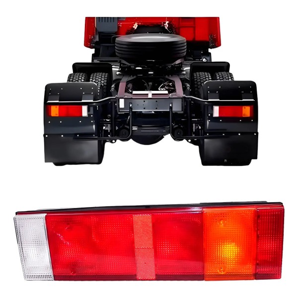 Lanterna Stralis Eurocargo 2008 A 2013 C/ Luz Placa Ld/le Tricolor