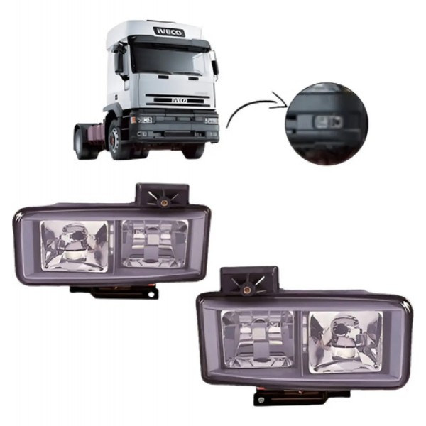 Par Farol Neblina Auxiliar Eurocargo Eurotech 1996 A 2002