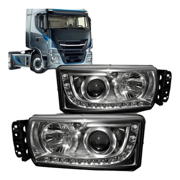 Par Farol Stralis 2013 14 A 2018 Manual Com Projetor Com Led