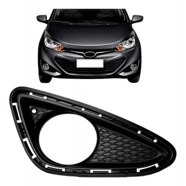 Moldura Farol Milha Hb20 2012 2013 2014 2015 Com Furo