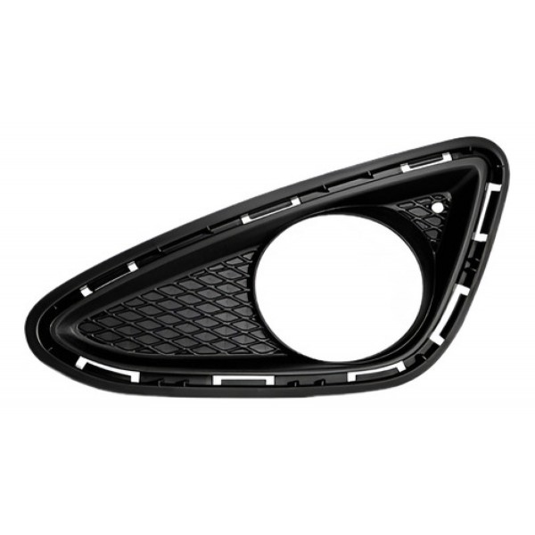 Par Moldura Grade Farol Milha Hb20 Com Furo Farol Milha. Preto