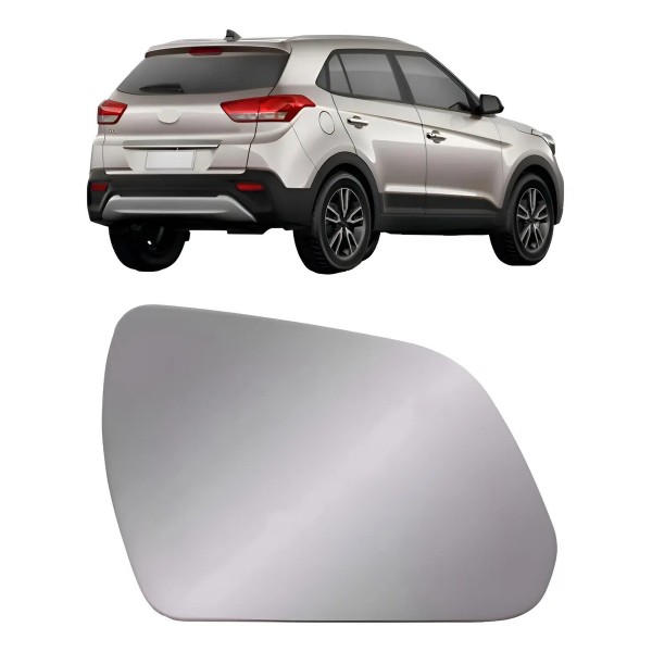 Lente Retrovisor Para Hyundai Creta 2017 Até 2021