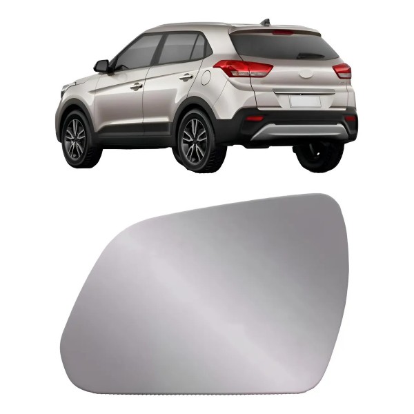 Lente Retrovisor Para Hyundai Creta 2017 Até 2021