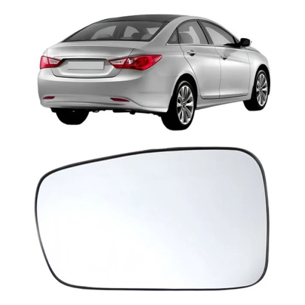 Lente Retrovisor Para Hyundai Sonata 2011 Até 2014