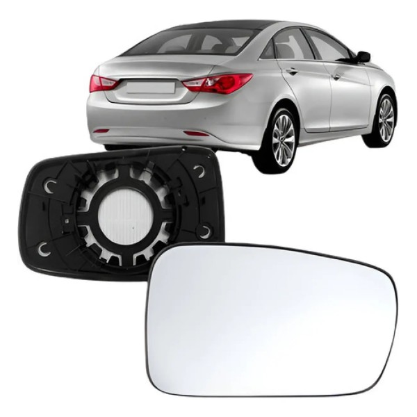Par Lente Retrovisor Para Hyundai Sonata 2011 Até 2014