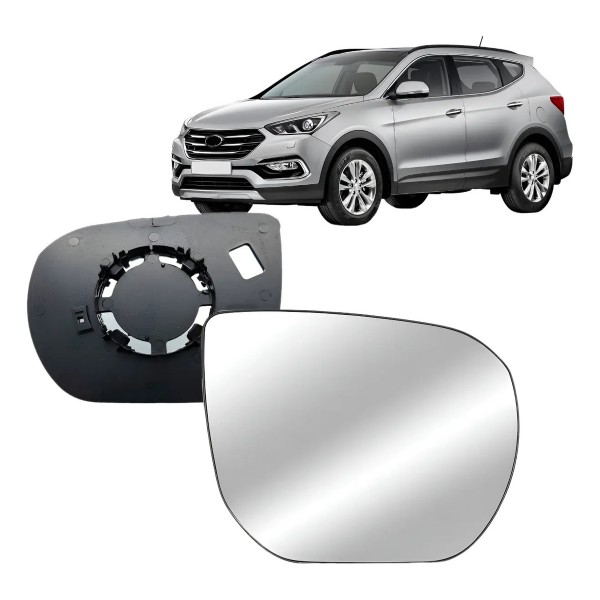 Lente Retrovisor Santa Fe 2014 2015 2016 2017 2018 2019