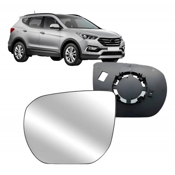 Lente Retrovisor Santa Fe 2014 2015 2016 2017 2018 2019