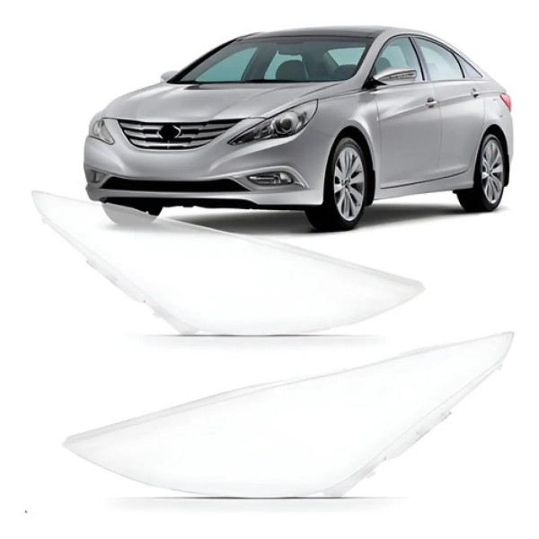 Par Lente Farol Para Hyundai Sonata 2011 Até 2014