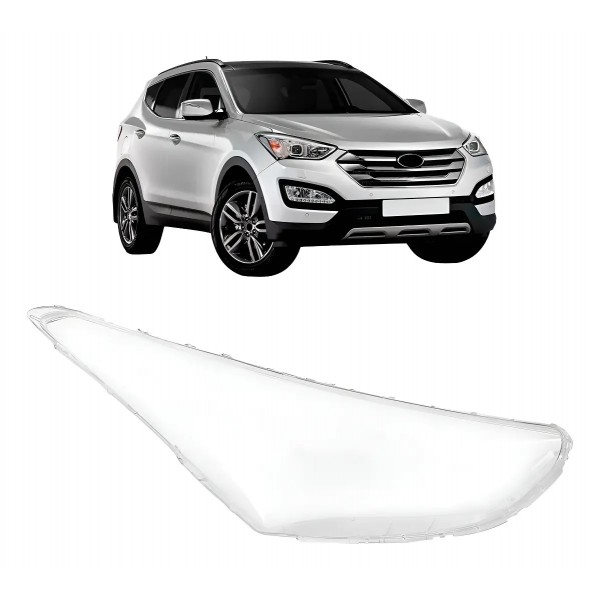 Lente Farol Para Hyundai Santa Fe 2014 2015 2016