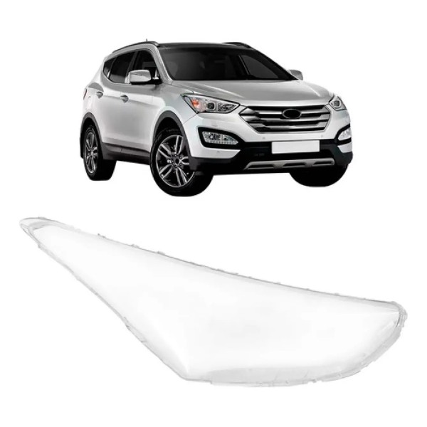 Lente Farol Para Hyundai Santa Fe 2014 2015 2016