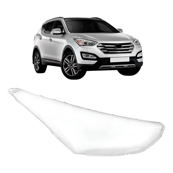 Lente Farol Hyundai Santa Fe 2014 2015 2016