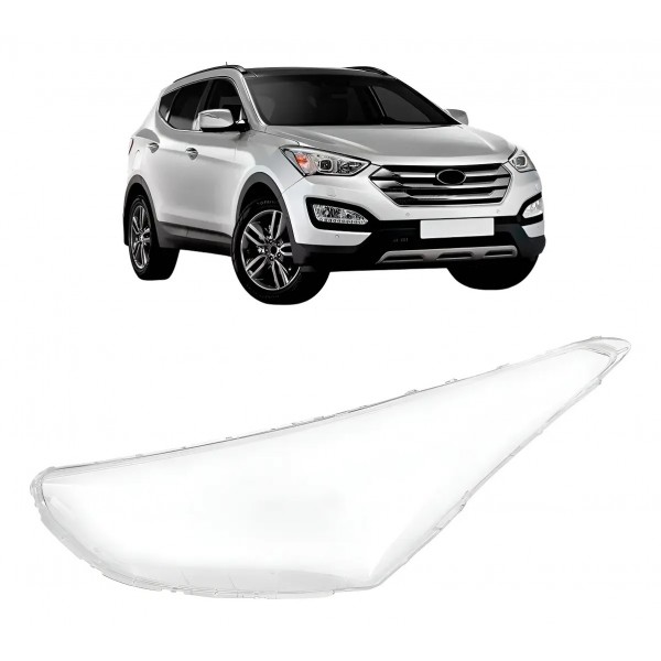 Lente Farol Hyundai Santa Fe 2014 2015 2016