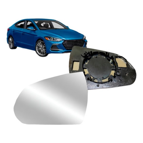 Lente De Retrovisor Com Base Elantra 2017 2018